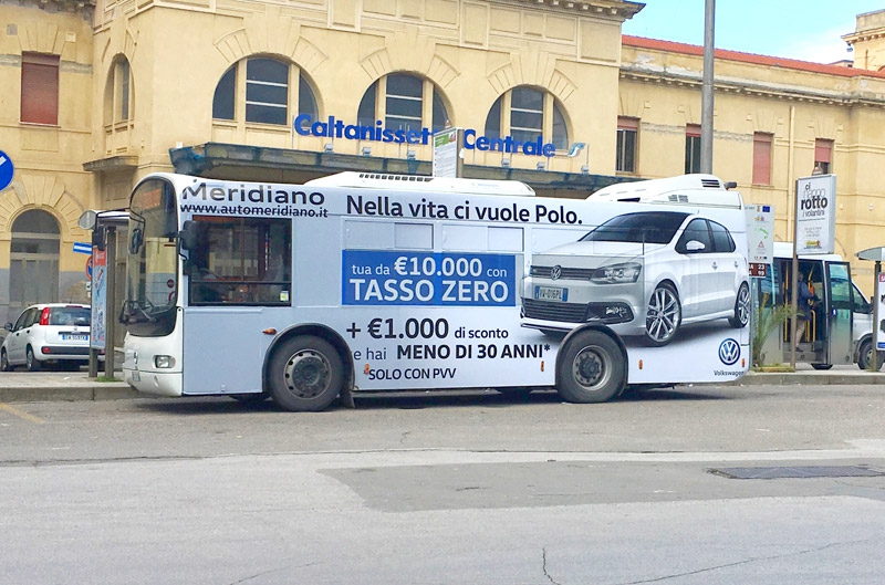 Autobus | Caltanissetta &gt; Integrale 3 lati